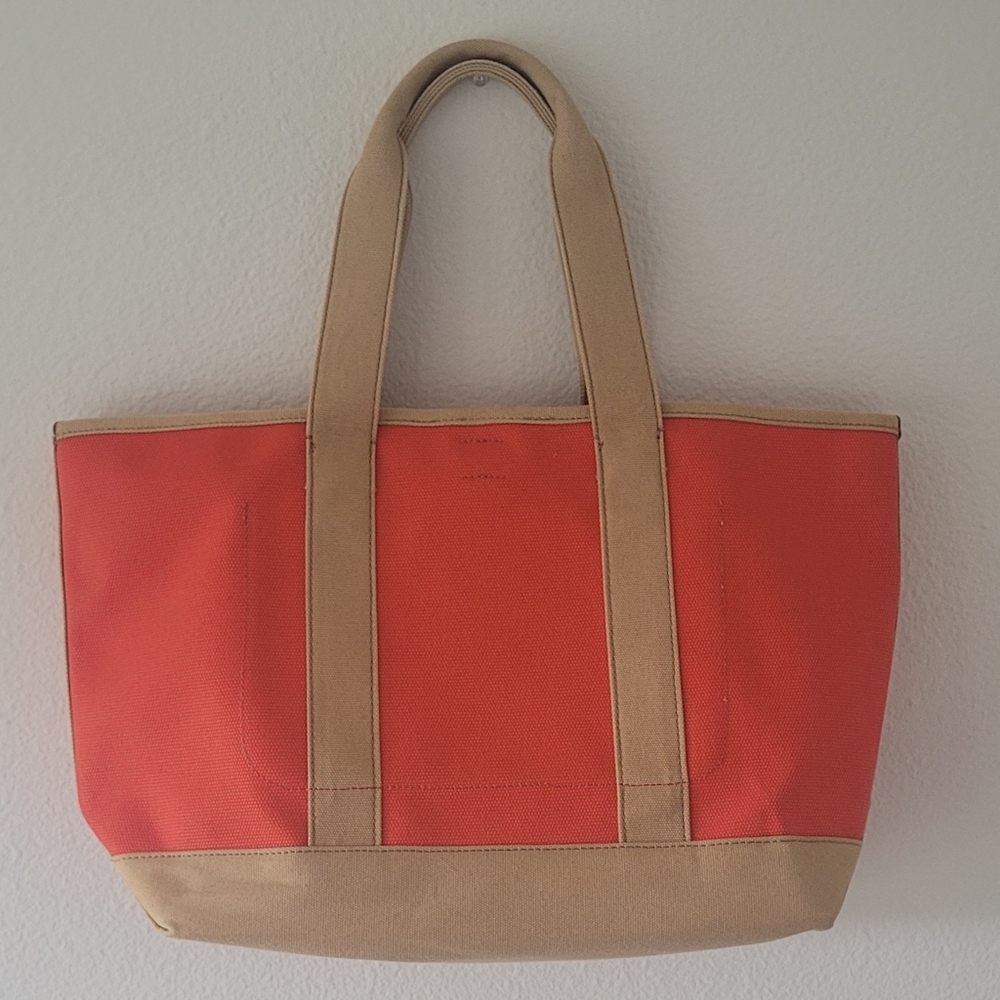 J. Crew Surfside Canvas Tote Bag, New With Tags - Picture 3 of 7